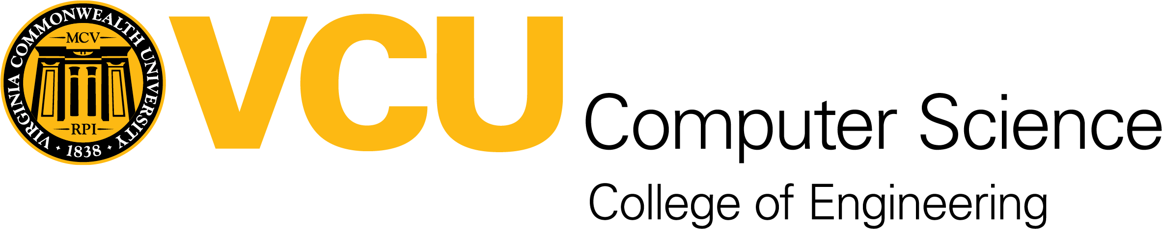 Brandmark for the Department of Computer Science in the VCU College of Engineering